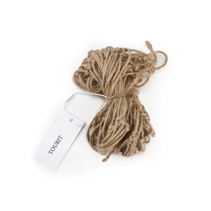 TOURIT 5mm Natural Twine for Home Decoration & Nets - 0.19 Inch, Durable & Versatile