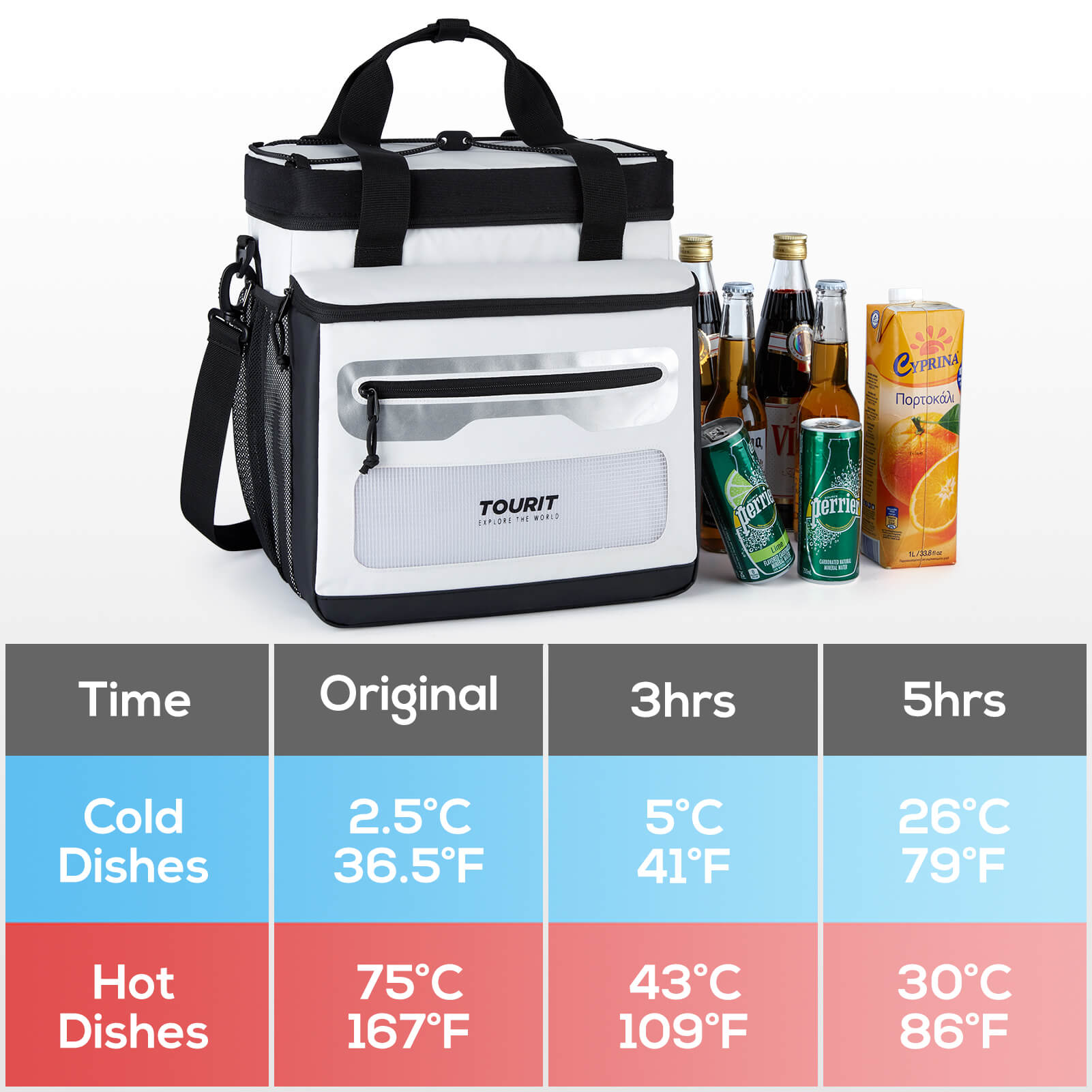 Large Collapsible Cooler Bag - TOURIT