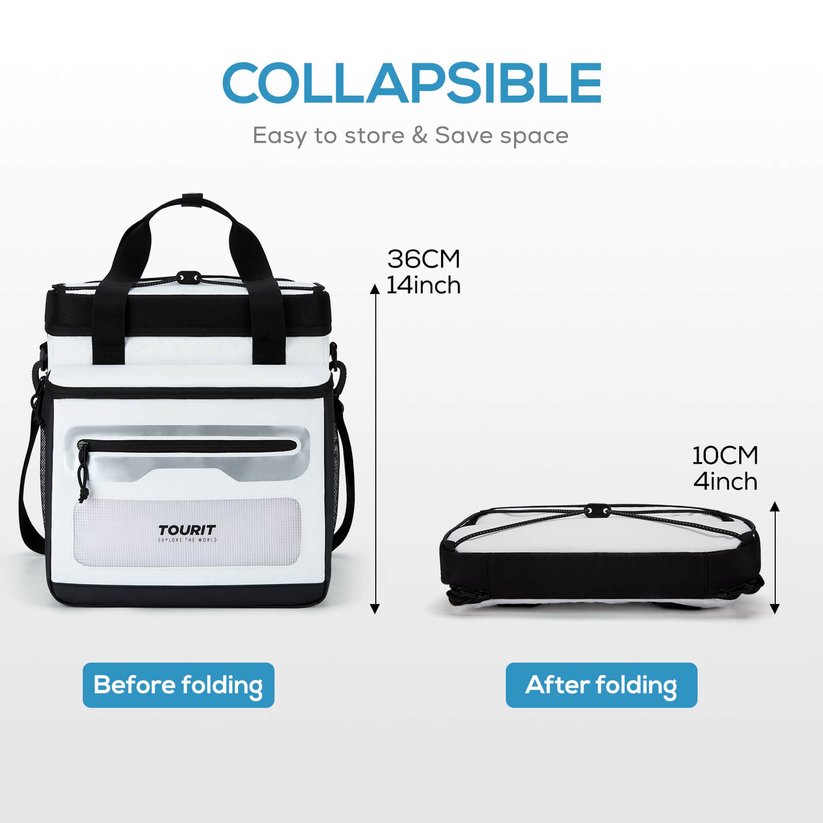 Large Collapsible Cooler Bag - TOURIT