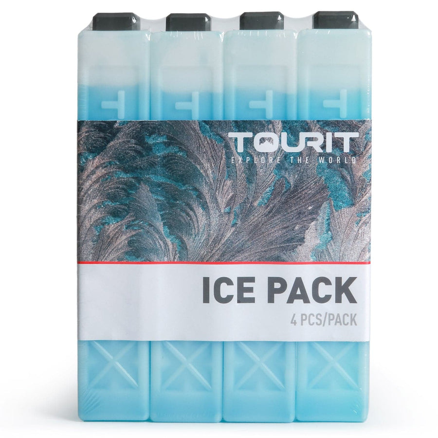 4-Pack Ice Packs for Coolers,Ice Pack for Lunch Box,Freezer Packs,Slim &  Long-Lasting Reusable Ice Packs