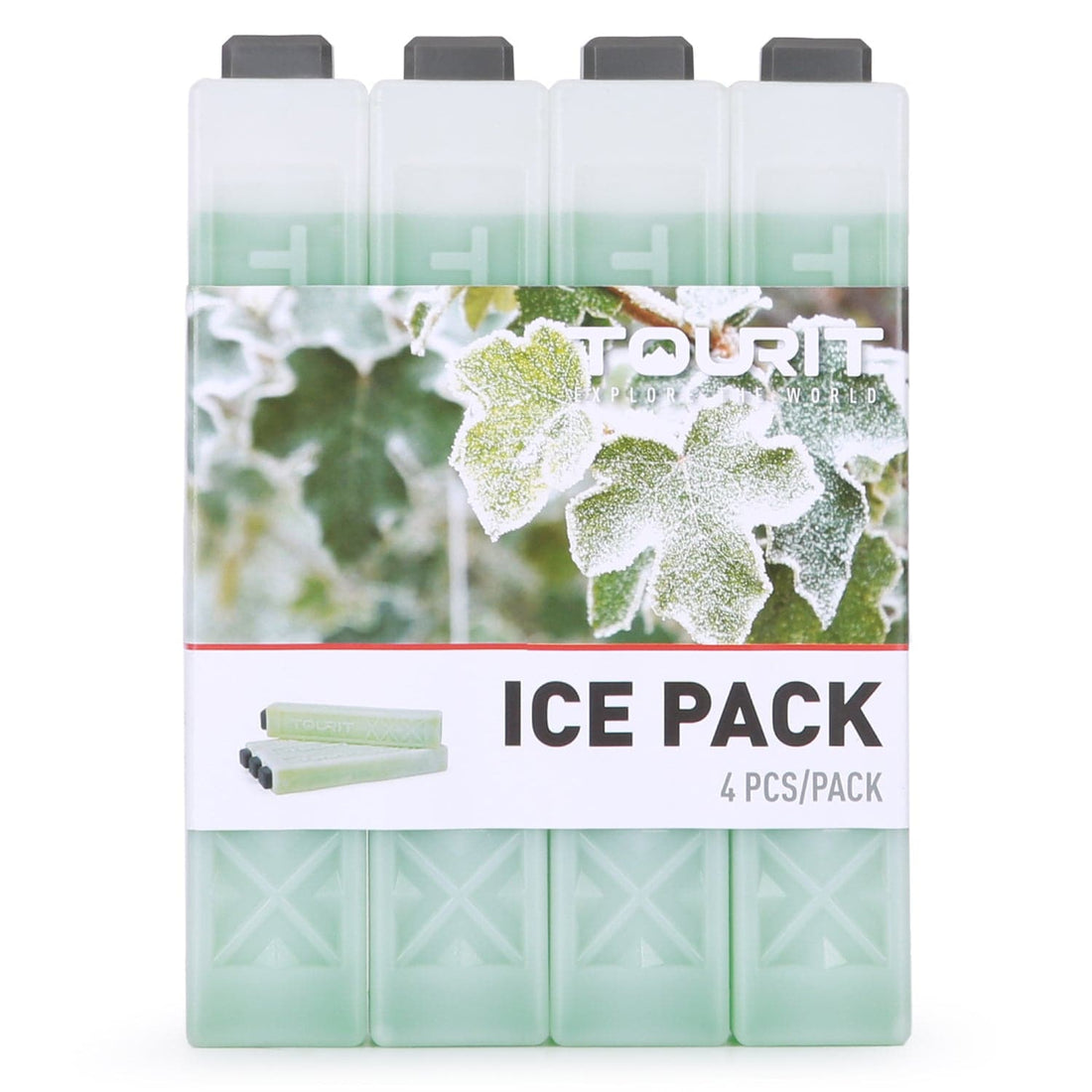 Cool Coolers by Fit + Fresh, 4 Pack Slim Ice Packs, Space Saving Reusable  Ice Pa 